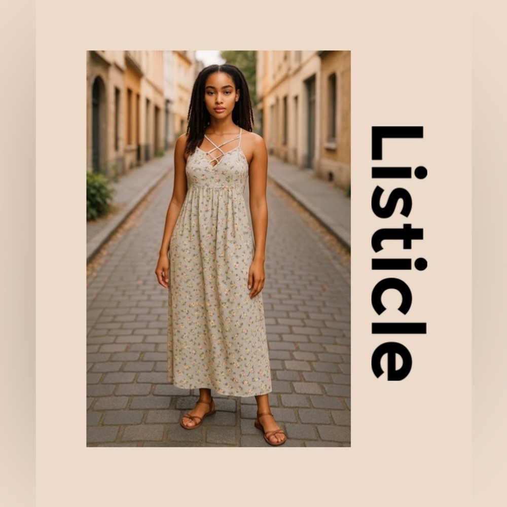 Women’s Strappy Maxi Dress Size Small